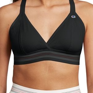 Champion Women's  Black Sport Bra  L NWT